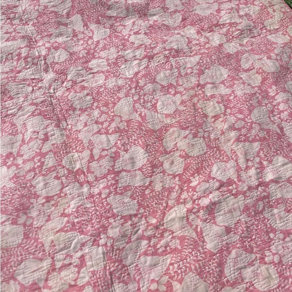 Vintage Grandmas Flower Garden 1940s Patchwork Tattered Farmhouse Toile Backing - Picture 10 of 10